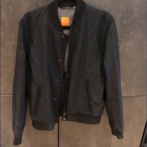 BOSS Orange cotton bomber jacket - Picture 2 of 2